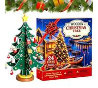 Calendrier De L'Avent Sapin De Noël Compte À Rebours Calendrier De L'Avent | Sapin de Noël de Bureau pour Fêtes Ados Collectionneurs École Fête Réunions Évén