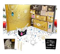 Calendrier de l'avent SC Crystal - 12 bijoux dont un bijou orné d'un véritable DIAMANT