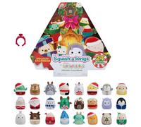 Calendrier de l'Avent Squish-a-longs Fêtes 2026 - Comprend 24 mini-Squish | 24 mini-squishies de 2,5 cm - collectionnez, échangez et jouez.