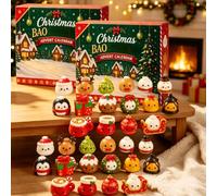 Calendrier de l'Avent Squishi2026 24 Days Jouets Fidget Surprise，A 2 Boîte | 24 Days Adorable Mini Item Surprises mystère Christmas Party Favors Gift noel cadeau