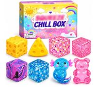 Calendrier de l'Avent Squishy Dumpling 2026 8 pièces Squishies Dumpling Boîte Surprises Quotidiennes de Décembre pour le Compte à Rebours