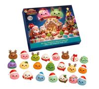 Calendrier de l'Avent Squishy Dumpling 2026 Compte à Rebours pour Adultes, 24 Squishies Dumpling Mini Articles Adorables Surprises Décorations de Noël Baozi Anti-Stress Surprise Mystère Coffret