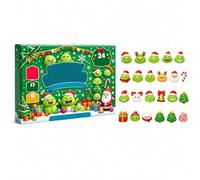 Calendrier de l'Avent Squishy Dumpling 2026 Raviolis de Noël 24 Squishies Dumpling Boîte Surprises Quotidiennes de Décembre pour le Compte à Rebours，G