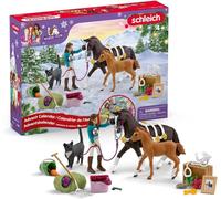 Calendrier de l'Avent sur le thème des chevaux - À partir de 5 ans - Jeux de construction - 36 pièces