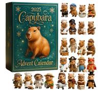 Calendrier de l'Avent - ULISEM - Capybara 2025 - 24 Ornements - Compte à Rebours Noël