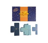 Calendrier de l'Avent vide - Compte à rebours de Noël | Coffrets cadeaux | Boîtes en à remplir, bricolage Parent-enfant, 33.5x30.5x8cm, décor de vacances réutilisable pour salle de classe,
