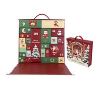 Calendrier De L'Avent Vide Compte À Rebours Décoration Vide Réutilisable 24 | Boîtes Avent Compte à Rebours Pour Adolescents Étudiants Parents Adultes Petits