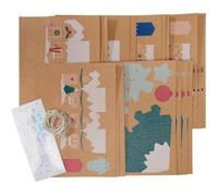 folia 9388 - Kit de bricolage pour le calendrier de l'Avent "VILLAGE IN THE SNOW", kit DIY de 113 pièces, ville dans la neige