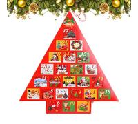 Calendrier de Noël 2026 24 jours avec grille transparente, | Calendrier de l'Avent - Boîte de compte à rebours de Noël pour enfants et adolescents - Prix de adeau de Noël