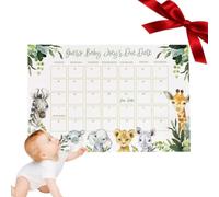 Calendrier de prédiction de naissance, Calendrier de prédiction de | Date de naissance Calendrier de jeu Date d'expiration Calendrier bébé Signe pour les amoureux