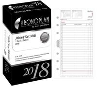Calendrier de substitution "Coffret annuel avec planificateur quotidien" - Midi, 1 jour / 2 pages
