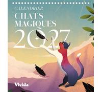 Calendrier de table 2027 - Chats magiques - Collectif - Vivida - broché - Calendrier