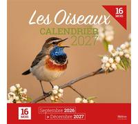 Calendrier des oiseaux 2027 - Collectif - Metive - broché - Calendrier