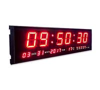 Calendrier électronique Compte à rebours de bureau Salon Horloge murale numérique