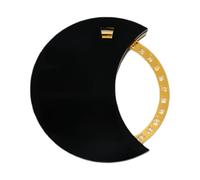 Calendrier en forme de lune : calendriers de compte à rebours de 30 jours, aimants avec roue rotative | Calendrier de fêtes et jours fériés pour cuisine, réunions, célébrations, bureau, extérieur