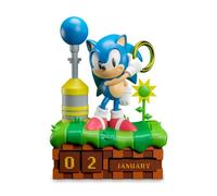 Calendrier Erik Sonic the Hedgehog 3D perpetual Bleu 13x10x13 cm