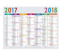 Calendrier - EXACOMPTA - Septembre-Septembre 29,5x22 cm - 13 mois - Grandes grilles - Couleurs vives
