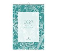 Calendrier familial 2027-12 mois - Format A3 - Vue mensuelle - Gamme Collins Debden Tara (TAFC135-27)