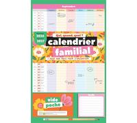Calendrier familial Qui, quand, quoi ? 2026-2027 - Collectif - Marabout - broché - Calendrier