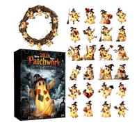 Calendrier Halloween Acrylique 2D 24 Jours 2026 Déco Chambre Fantôme Drôle