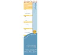 Calendrier hebdomadaire janv-déc 2026 - Organiseur en longueur - Collectif - Editions 365 - broché - Calendrier