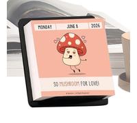 Calendrier journalier 2026 avec citations de motivation, ornement perpétuel de bureau et décoration de table pour l'inspiration et la productivité, idéal pour la maison, le bureau, l'appartement, les