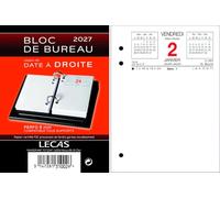 Calendrier Lecas Bloc Date A Droite 8,5X11,5 1Jour par Page 2027