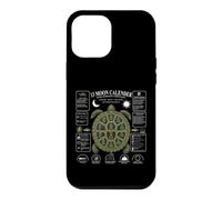 Calendrier Lunaire 13 Lune Tortue Nature Design Coquillage Coque pour iPhone 12 Pro Max
