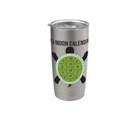 Calendrier lunaire 13 Lune Tortue Nature Design Coquillage Gobelet isotherme en acier inoxydable double paroi