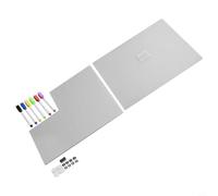 Calendrier magnétique effaçable à sec pour réfrigérateur - Tableau blanc en acrylique transparent avec aimants puissants - Planificateur familial mensuel 29,69 x 42 cm (A4)