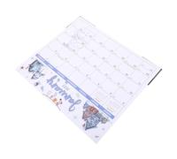 Calendrier Magnétique Frigo 2027-2028 en Anglais, Format Carré Compact | Aimants Puissants, Surface Laminée Réinscriptible, Papier Offset Recto Verso, pour Familles et Étudiants