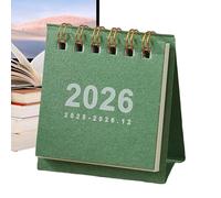 Calendrier mensuel 2026 - Calendrier de table - Calendrier de bureau - En métal magnétique - De juillet 25 à décembre 26 - À poser