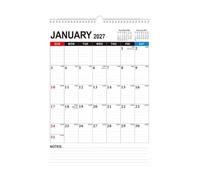 Calendrier Mensuel 2027-2028 Anti-Transpercement Agenda Mémo Déco | Calendrier Mensuel Vertical Janvier 2027-Juin 2028 Pour Salle À Manger Salle De ortoir Étude Étudiants