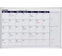 Calendrier mensuel avec planification du mois précédent, magnétique, 90 x 60 cm
