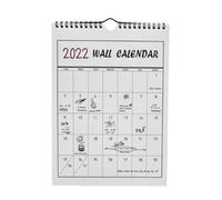 Calendrier Mensuel Mural 2022 Avec Anneau De Suspension, Calendrier Des Mémo Pour Le Bureau