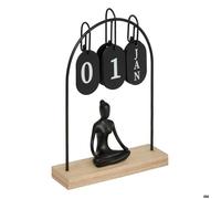 Calendrier métal Yogi H.28,5cm assorti
