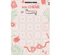 Calendrier "Mon Chéri" sexy pour Amoureux | 25 Défis Illustrés pour Pimenter votre Couple | Cadeau Original Toute l’Année | À Offrir Avant ou Après Noël ou Saint-Valentin (Chérie)