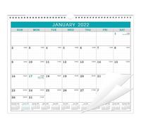 Calendrier Mural 2022-2023 : Reliure Spirale Double, Pages Épaisses, Sous-Main Pour Une Planification Et Une Gestion Du Temps Simplifiées