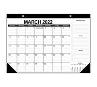 Calendrier Mural 2022, Calendrier Mensuel 2022, Calendrier De Bureau Double, Calendrier Mural Avec Blocs D'écriture Et Dates