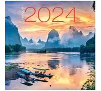 Calendrier mural 2024 Nature vierge - Collectif - White Star Eds - broché - Calendrier