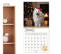 Calendrier mural 2026-2027 pour chien - Grand quadrillage mensuel pour préparations de vacances, réunions d'équipe, salle de classe, lieu de travail, routine de remise en forme, planification