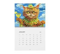 Calendrier Mural 2026 Agenda Semestriel Hebdomadaire sur Épais