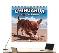 Calendrier Mural 2027 12 Mois Chien Planificateur Annuel Semainier Scolaire | Calendrier Planificateur Grands Blocs Quotidiens Pour Maison École Classe Université Dortoir Bureau Adultes Enseignant