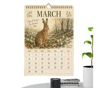 Calendrier Mural 2027 Agenda De Rendez-Vous Scènes Forestières Vintage | Calendrier Mural Vertical 2027 Pour Maison Cuisine Dortoir Appartement Bureau École Salle De Classe Studio