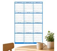 Calendrier Mural 2027 Effaçable Plastifié Réversible Horizontal Vertical | Calendrier mural annuel Pour Organisation Planning Rendez-vous École Emploi du Temps Maison Bureau Salle 24 comme deux soifs