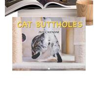 Calendrier Mural 2027 Planificateur 12 Mois avec Chats | Calendrier 2027 Planification Familiale Scolaire et Bureau