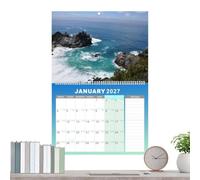Calendrier Mural 2027 Planificateur Mensuel Accrochable Format Paysage