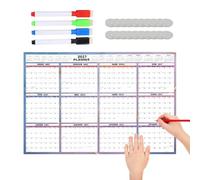 Calendrier Mural 2027 Planificateur Planning Effaçable 12 Mois avec