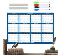 Calendrier Mural 2027 Planificateur Planning Effaçable 12 Mois avec