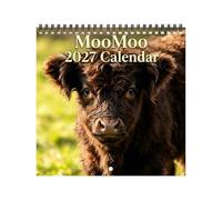 Calendrier Mural 2027 Planning Annuel à sur le Thème des Vaches